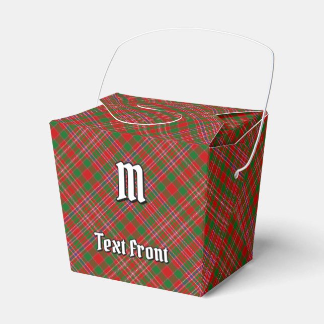 Clan MacAlister Tartan Favor Box (Front Side)