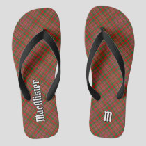 Clan MacAlister Tartan Flip Flops