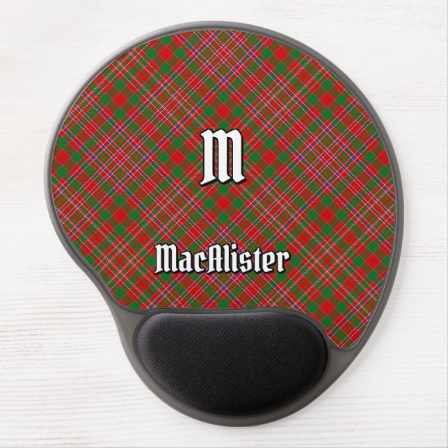 Clan MacAlister Tartan Gel Mouse Pad (Front)