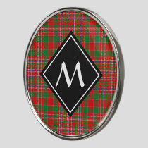 Clan MacAlister Tartan Golf Ball Marker