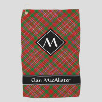 Clan MacAlister Tartan Golf Towel