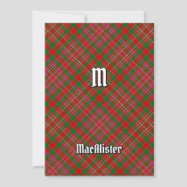 Clan MacAlister Tartan Invitation