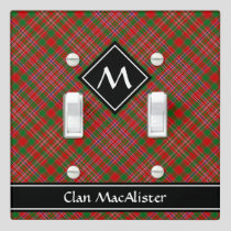 Clan MacAlister Tartan Light Switch Cover