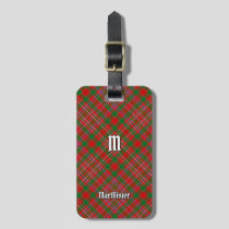 Clan MacAlister Tartan Luggage Tag