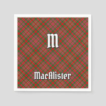 Clan MacAlister Tartan Napkins