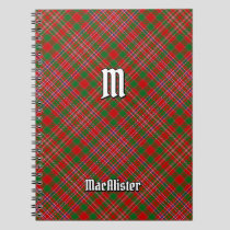 Clan MacAlister Tartan Notebook