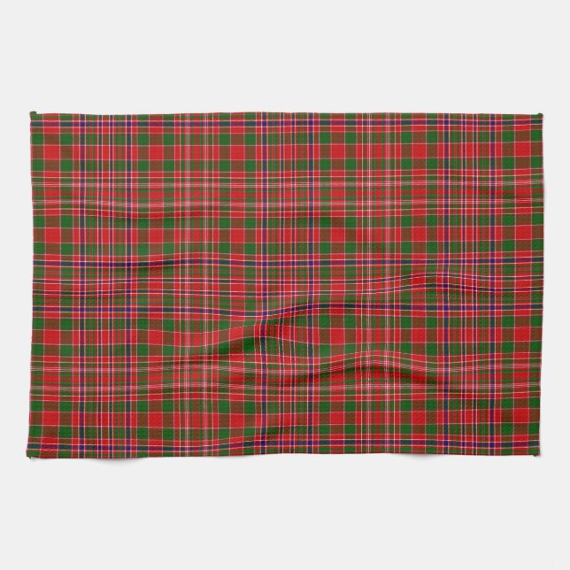 Clan MacAlister Tartan Plaid Kitchen Towel (Horizontal)