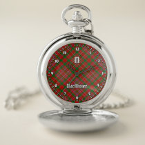 Clan MacAlister Tartan Pocket Watch