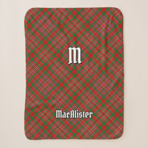 Clan MacAlister Tartan Sherpa Blanket