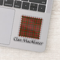 Clan MacAlister Tartan Sticker