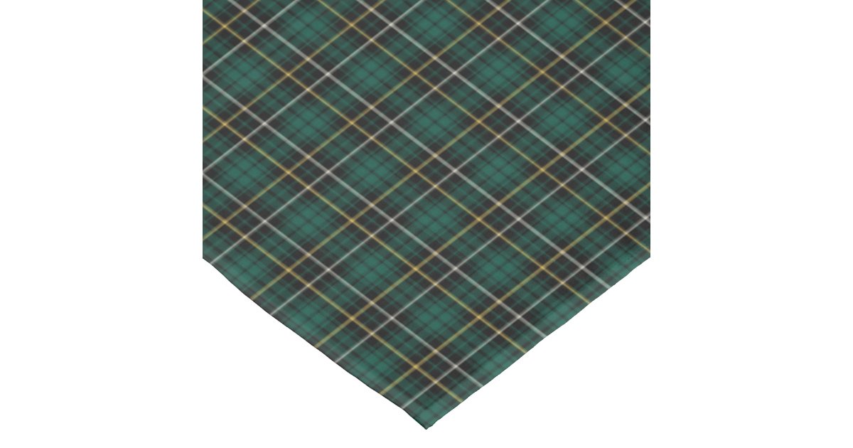 Clan MacAlpine Dark Green Scottish Tartan Tablecloth | Zazzle