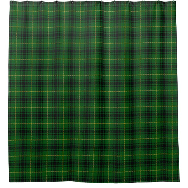 Clan MacArthur Arthur Scottish Heritage Tartan Shower Curtain (Front)