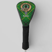 Clan MacArthur Crest over Tartan Golf Head Cover