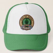 Clan MacArthur Crest over Tartan Trucker Hat