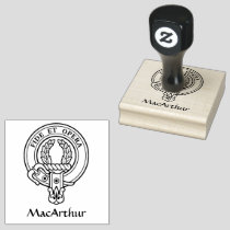Clan MacArthur Crest Rubber Stamp