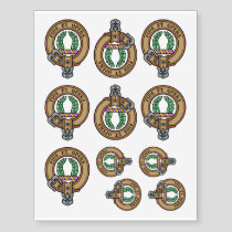Clan MacArthur Crest Temporary Tattoos