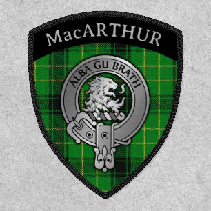 Clan MacArthur [EDIT] Tartan & Alba Gu Brath Crest Patch