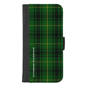 Clan MacArthur Plaid  iPhone 8/7 Plus Wallet Case