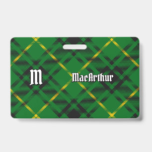 Clan MacArthur Tartan Badge