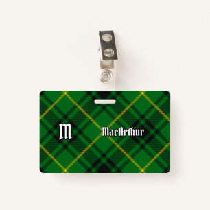 Clan MacArthur Tartan Badge