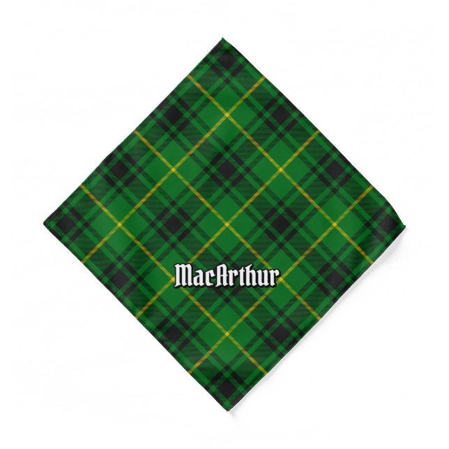 Clan MacArthur Tartan Bandana (Front)