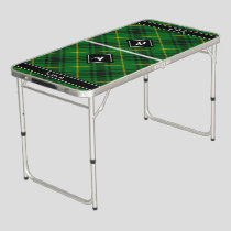 Clan MacArthur Tartan Beer Pong Table