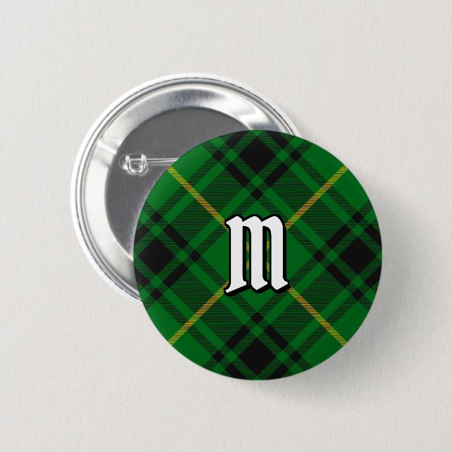 Clan MacArthur Tartan Button (Front & Back)