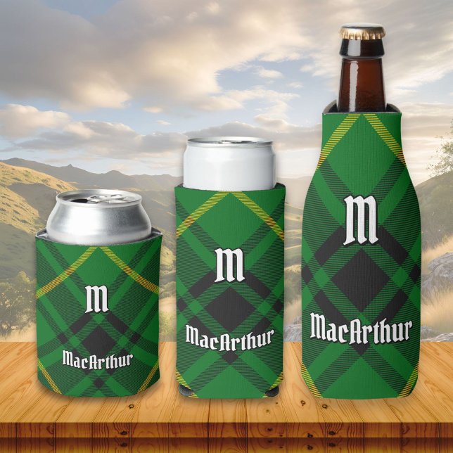Clan MacArthur Tartan Can Cooler (Creator Uploaded)