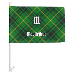 Clan MacArthur Tartan Car Flag