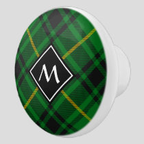 Clan MacArthur Tartan Ceramic Knob