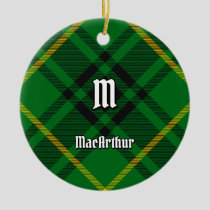 Clan MacArthur Tartan Ceramic Ornament