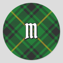 Clan MacArthur Tartan Classic Round Sticker