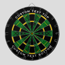 Clan MacArthur Tartan Dart Board