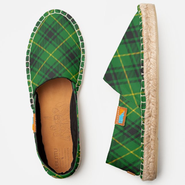Clan MacArthur Tartan Espadrilles (Side)