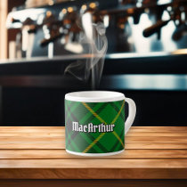 Clan MacArthur Tartan Espresso Cup
