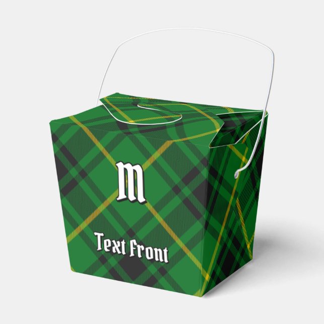 Clan MacArthur Tartan Favor Boxes (Front Side)