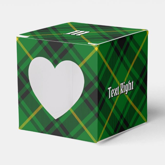 Clan MacArthur Tartan Favor Boxes (Front Side)