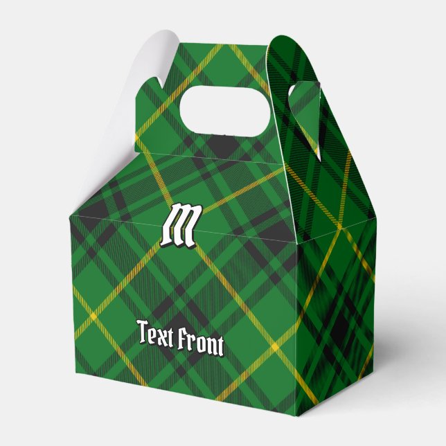 Clan MacArthur Tartan Favor Boxes (Front Side)