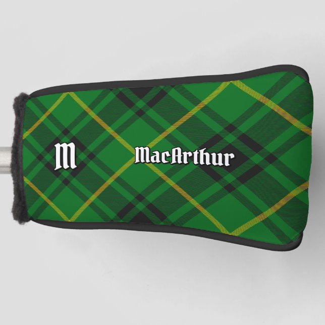 Clan MacArthur Tartan Golf Head Cover (Front)