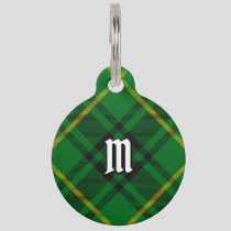 Clan MacArthur Tartan Pet ID Tag