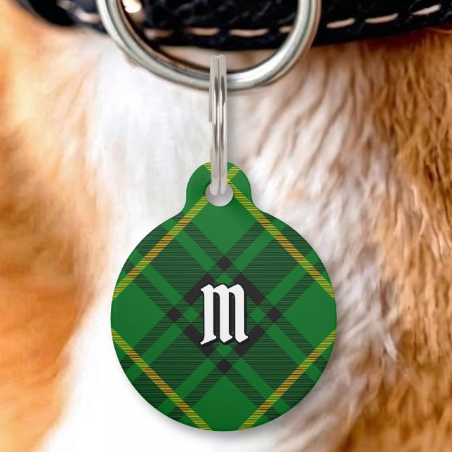 Clan MacArthur Tartan Pet ID Tag (Creator Uploaded)