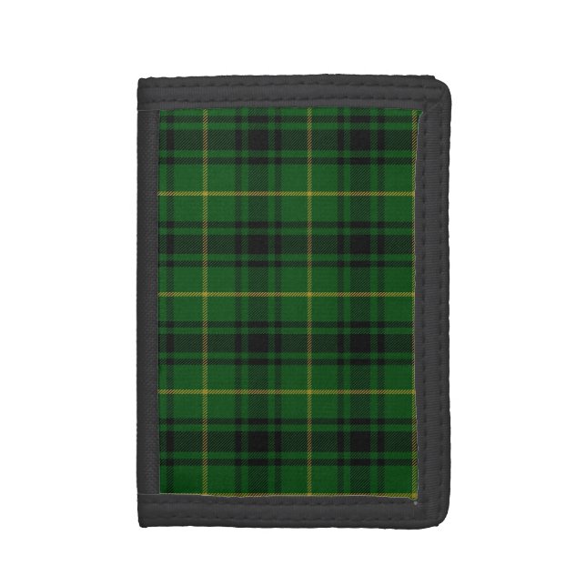 Clan MacArthur Tartan Plaid Wallet (Front Vertical)