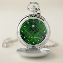 Clan MacArthur Tartan Pocket Watch