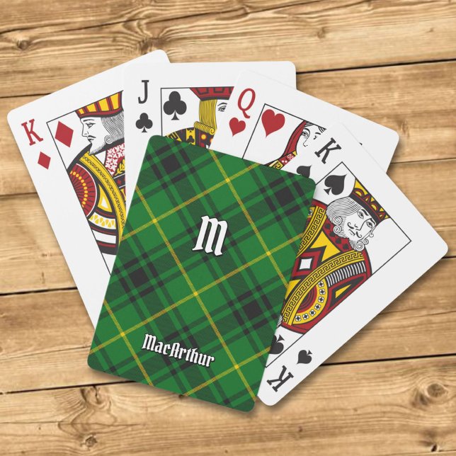 Clan MacArthur Tartan Poker Cards (Creator Uploaded)