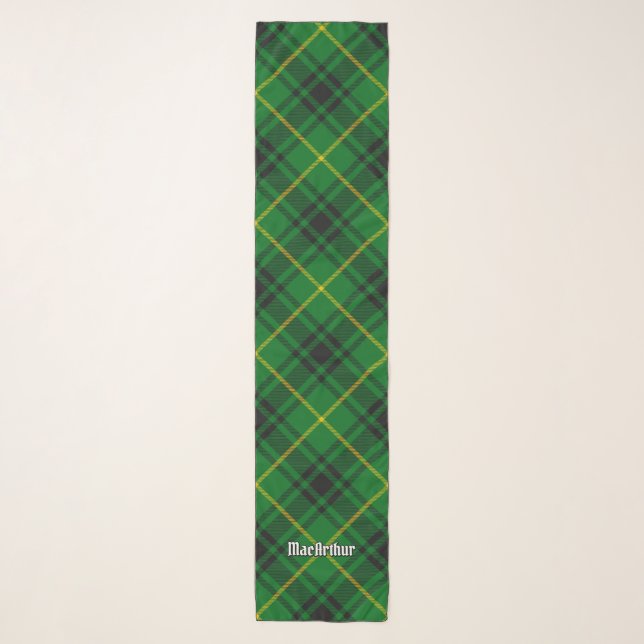 Clan MacArthur Tartan Scarf (Front)
