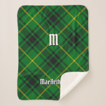 Clan MacArthur Tartan Sherpa Blanket