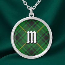 Clan MacArthur Tartan Silver Plated Necklace