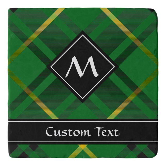 Clan MacArthur Tartan Trivet (Front)