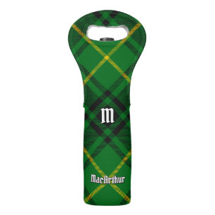 Clan MacArthur Tartan Wine Bag