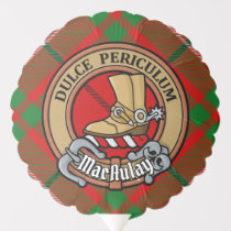 Clan MacAulay Crest over Tartan Balloon